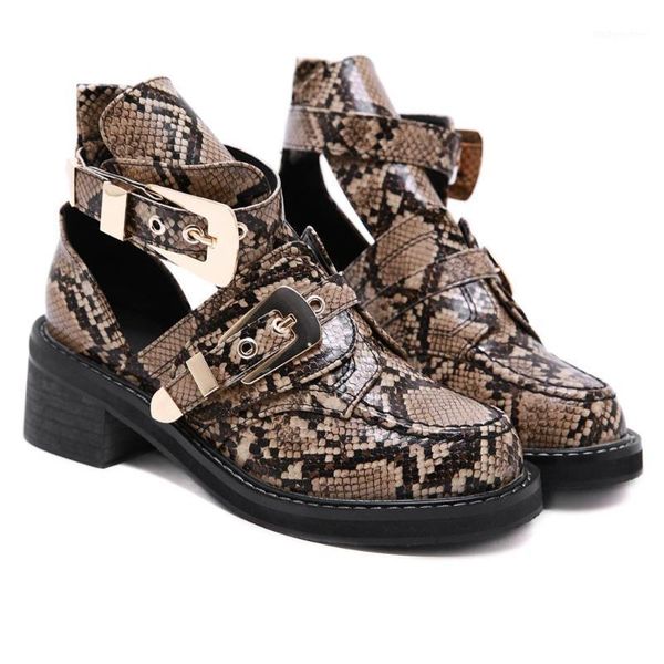 

boots fashion pu leather designer platform knight women cut out gold buckle spring autumn short ankle female bota1, Black