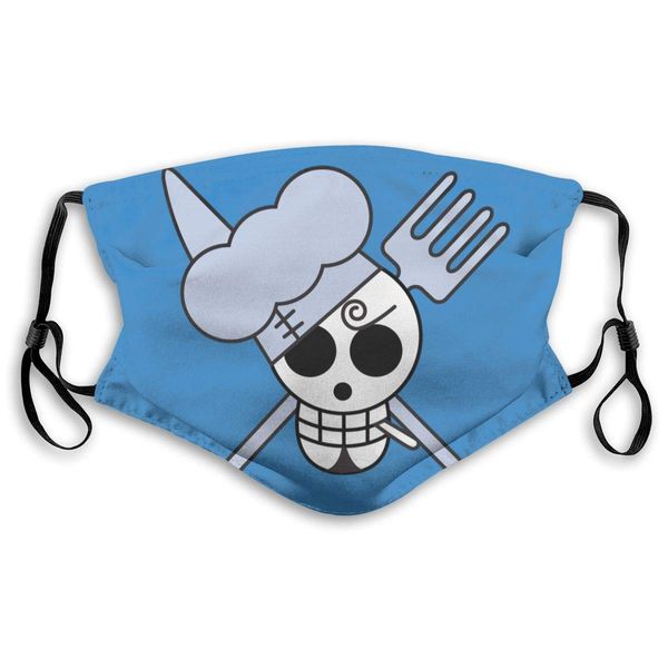

women men one piece sanji sign face ma-sk washable reusable