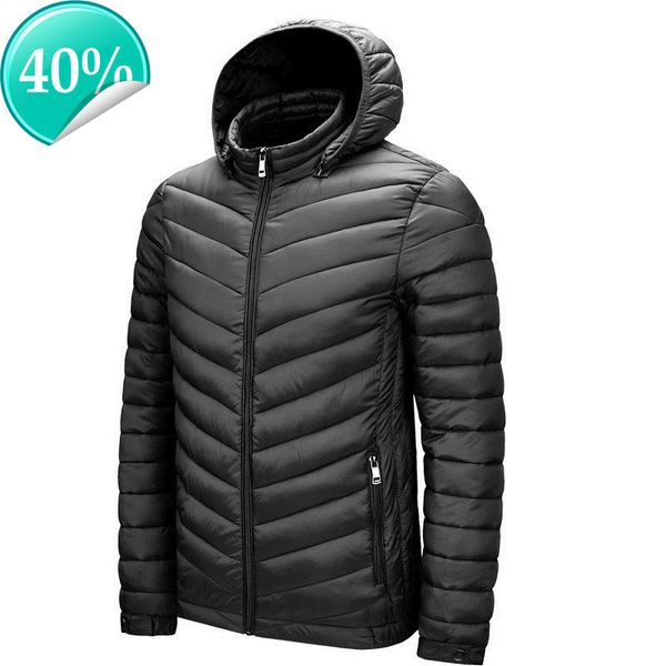 

men's winter warm outdoor down jacket fashion ujjdacb, Black