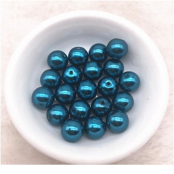 

wholesale 4/6/8/10mm glass beads imitation pearls beads round pearl beads for jewelry making diy bracelet jlldkb, Crystal