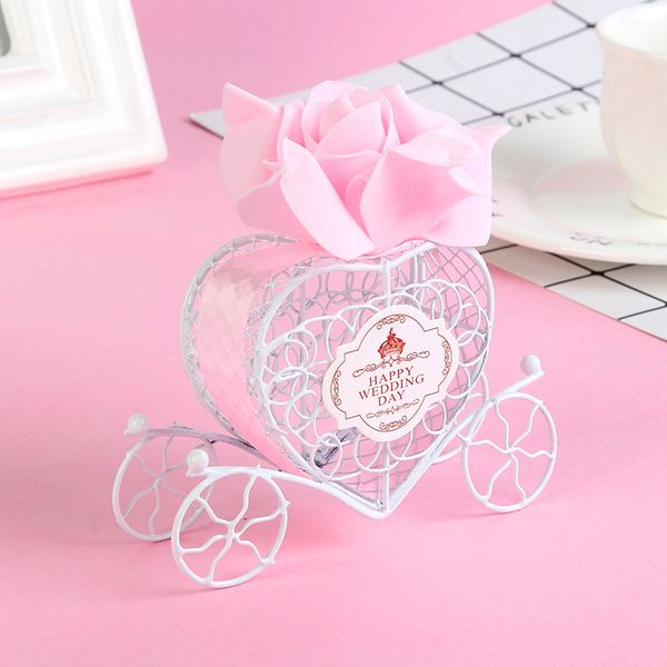 

sugar box european style marry candy case pumpkin iron art carriage creative romantic container wedding celebration articles 2 88yz p1