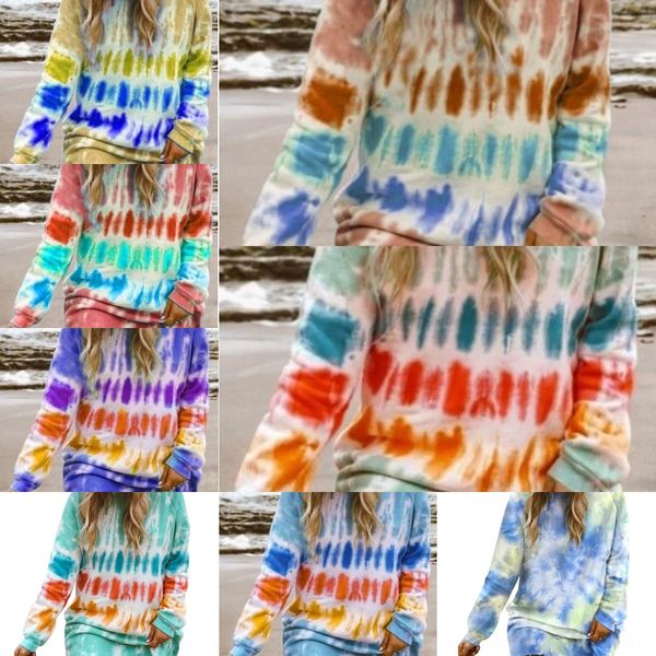 

2020 autumn tie-dye gradient long sleeve 1201b 2020 autumn tie-dye gradient long dresssweater dress sleeve sweater dress 1201b ewatv, Black;gray