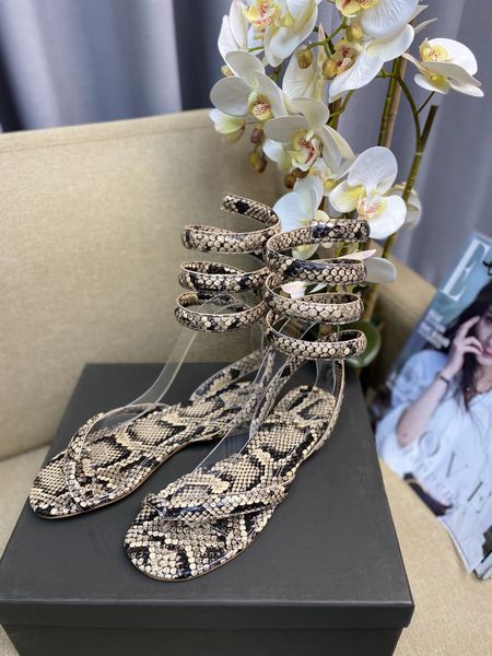 

snake toe high heel sandals women 2020 new snake wrap ankle trip calfskin roman stiletto trend, Black