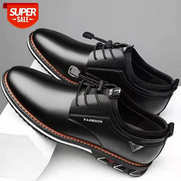 

2020 new men shoes leather cowhide leather shoes men comfortable low-british casual single formal #nm77