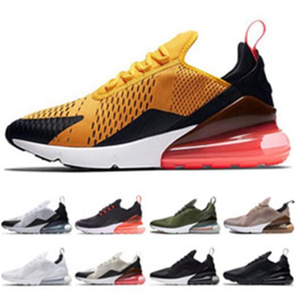 

2020 new men and women 270 cushion sneakers sports mens run shoes 27c trainer road star iron women sneakers, Black