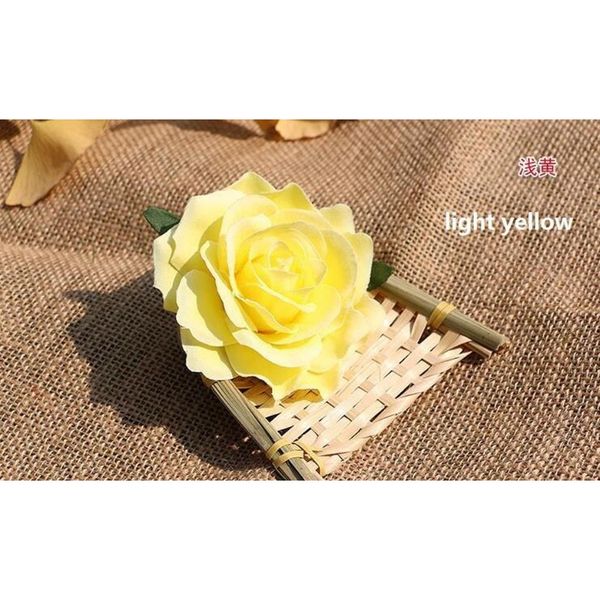 

rose heads artificial flowers plastic fake flowers head silk flowers wedding decoration wall jllwms sport77777