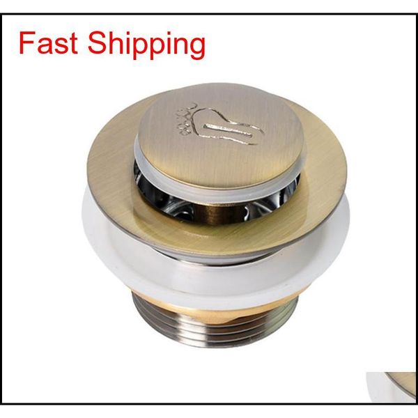 

bathroom bathtub brass waste drainer pop up plug bath filter drain shower room basin jlllmu sport777