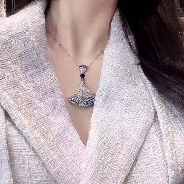 Bgari Divas Dream Halsketten mit Diamanten goldplattiert höchste Counterqualität Halskette Designer Offizielle Reproduktionen Jubiläumsgeschenk