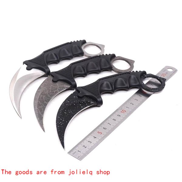 

нож counter-strike claw csgo blade fixed knives karambit cs go go из нержавеющей стали учебная сталь кармана нож для выживания кемпинг инстр