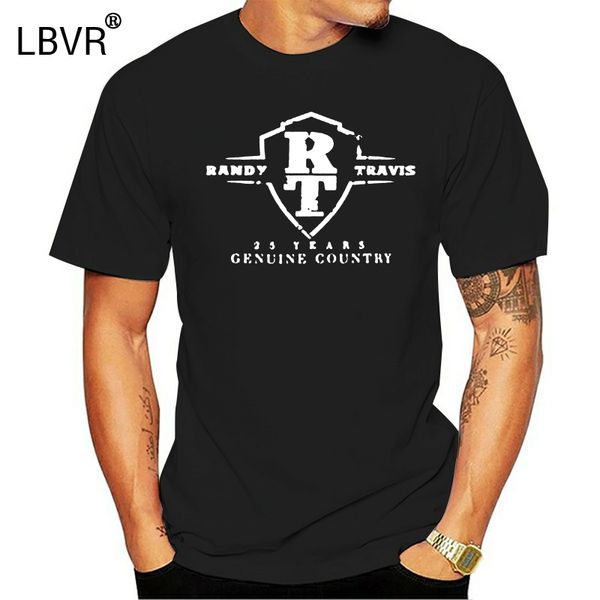 

рэнди трэвис men's 25th anniversary логотип slim fit t-shirt black rockabilia тройника способа рубашки спорта с капюшоном толстовка толстовк