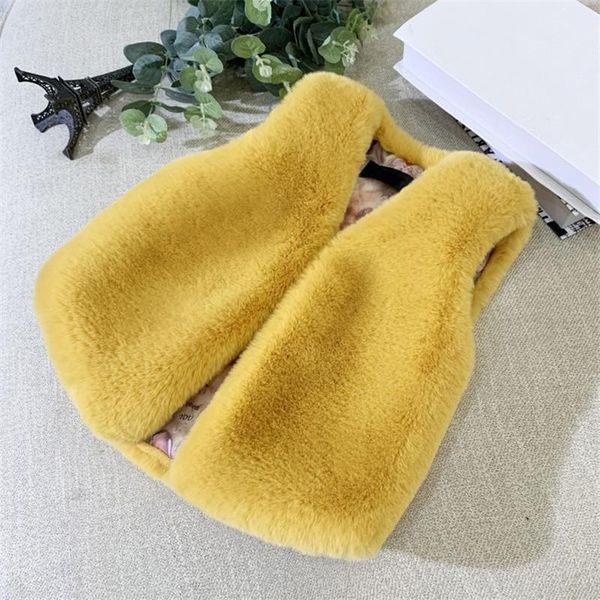 

autumn and winter new cute furry vest jacket kids clothes baby girl clothes baby boy v-neck fashion warm padded vest, Camo