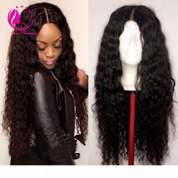 

malaysian virgin hair lace front wig deep curly full lace wig hair grade human hair wigs for black women, Black;brown