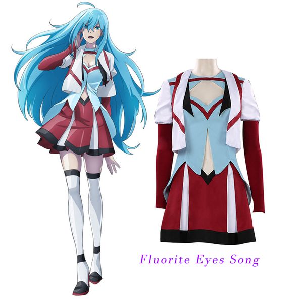 

anime costumes anime vivy fluorite eyes song cosplay costume suit women clothing shawl short skirt gloves stockings set, Black