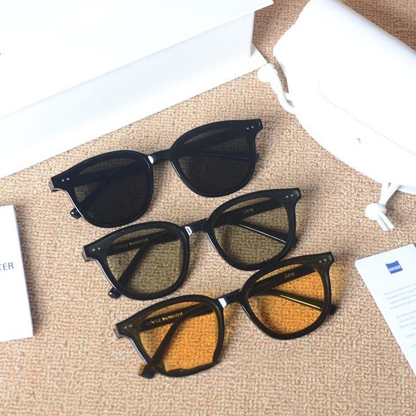 

Korean Brand Gentle Lang Retro Small Oval Sunglasses for Men Women Trendy Uv400 Polarized Sun Glasses Driving Shades Eyewear