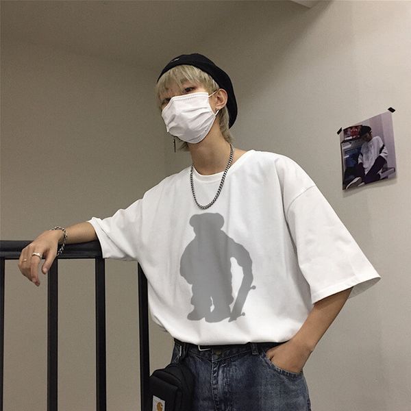 

2020 summer women designer logo printing cotton short sleeve fashion t shirt cute bear causul tee for women dydhgwc201, White