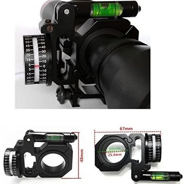 

degree angle buble level indicator angle with precision cosine fit 25.4mm and 30mm left side mo