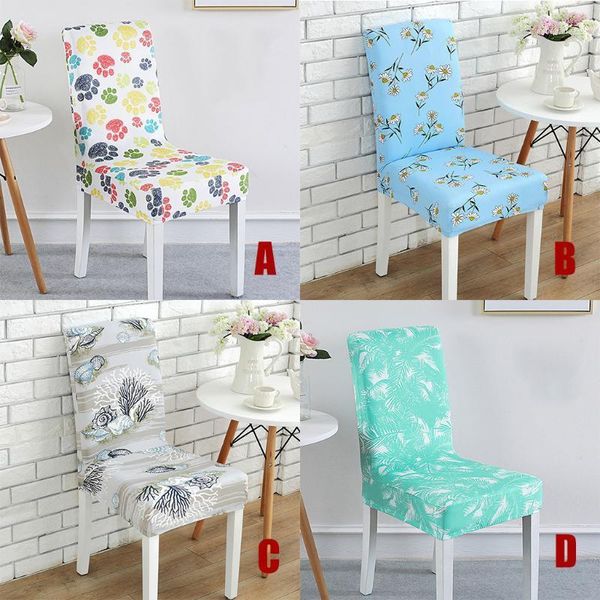 

multi-color spandex cover home dining elastic chair covers multifunctional spandex elastic cloth universal stretch 1 piece 6211