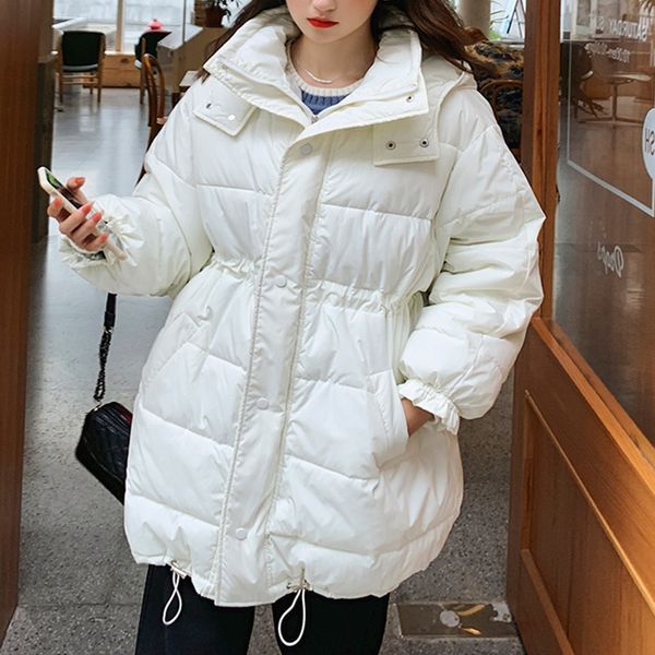 

down cotton jackets long parkas cotton-padded clothes women's tide clothing 2020 women coat winter, Black