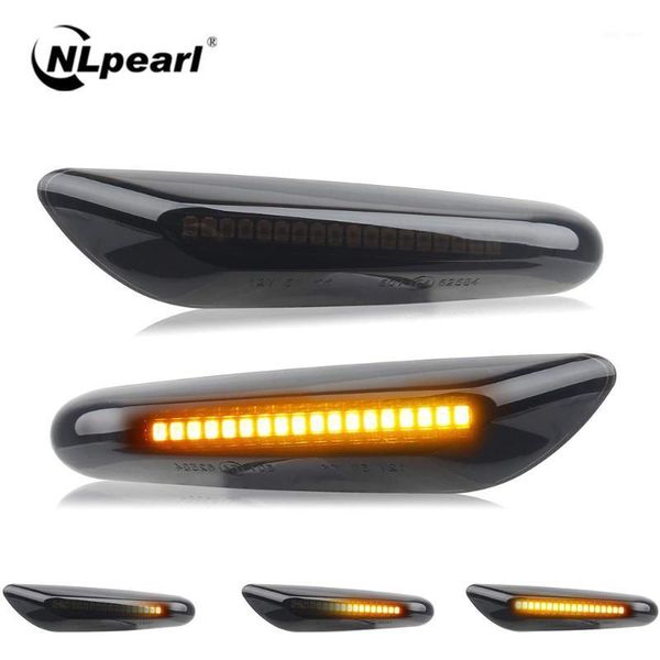 

nlpearl 1 pair smoke dynamic led side marker turn signal light for e60 e90 e36 e46 x1 x3 x5 flowing indicator signal light1