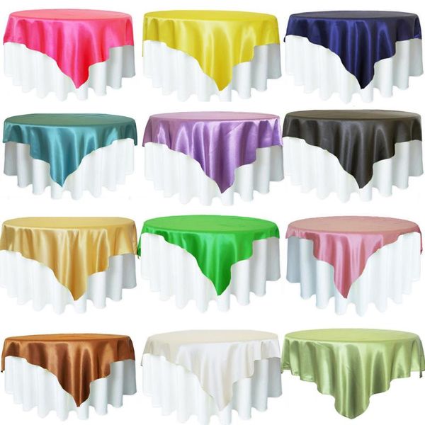 

table cloth solid color satin tablecloth cover decoration for home birthday banquet el wedding festival party supply