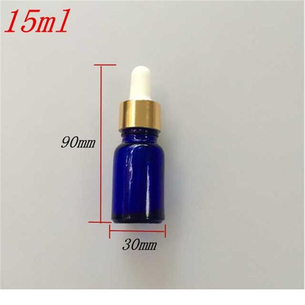 

wholesale 15ml glass bottles with childproof dropper empty leakproof liquid bottles with pipette bule glass vials jars 2 bbyqpp
