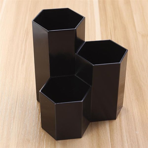 

desktop sunribies практический творческий шести угловой для держателя craft pen storage black bbyaca hotstore2010