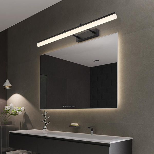 

promotion bathroom led vanity wall saconces lamps fixture stretchable wall light mirror lights gold silver modern bedroom indoor