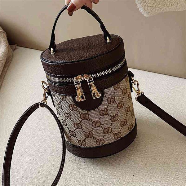 

bucket bag new printed letter handbag versatile one shoulder messenger bag handbags