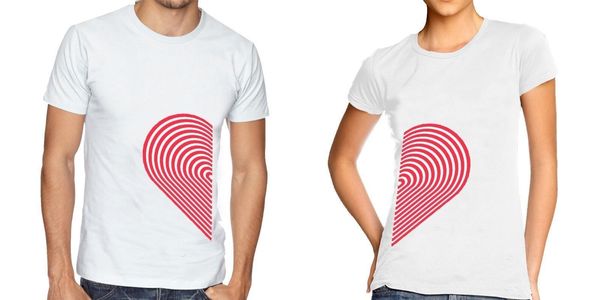 

couple matching optical illusion heart love special edition shirts cool casual pride men new fashion hoodie designers t shirts sweatshirt
