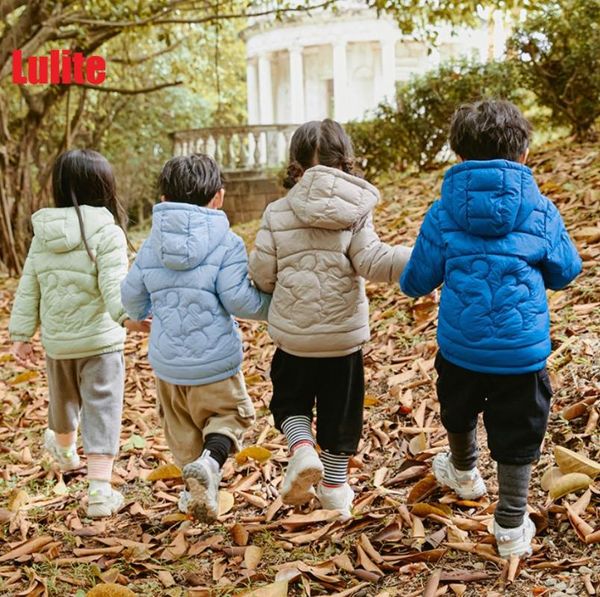 

lulite new cartoon children's down jacket in autumn and winter 2020, Blue;gray
