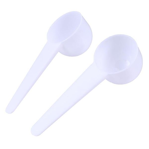 

refillable scoops bottom scoop plastic seasoning for measuring 25pcs pack milk spoon liquid round coffee powder compatible 10g bbysin