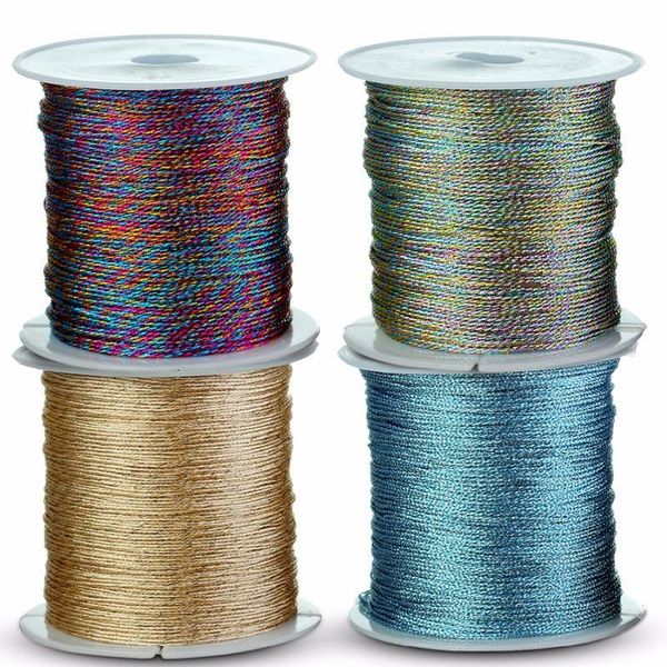 

mixed color 1 roll 20 25 32 50 100 meters 0.4 0.6 0.8 1mm diameter nylon macrame cord for diy bracelet jllwze, White;red