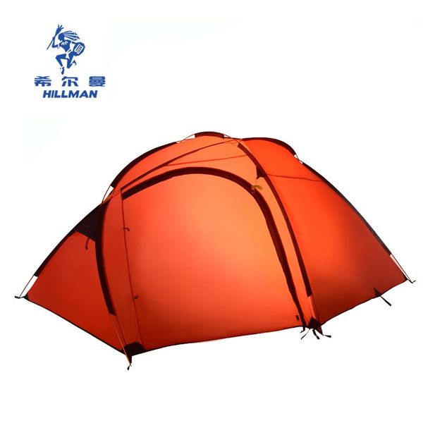 

hillman family tent 210t ultralight fabric for 4 person aluminum rod portable high mountain outdoor tent