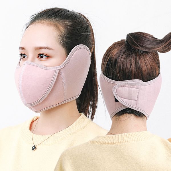 

fashion face mask pure colors open bandage style ear nose mouth masks sport anti wind dust proof mascherine 5 4ty l2