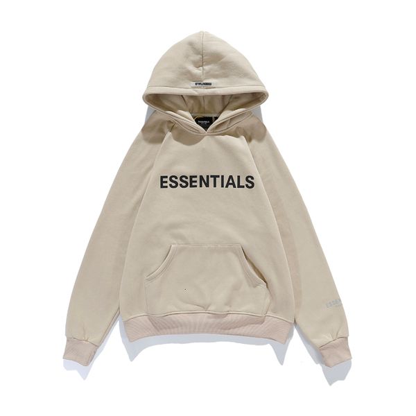 

2021 new fg hoody rubber label sweater men women 3m sleeves plus velvet hooded sweatshirt u04t, Black