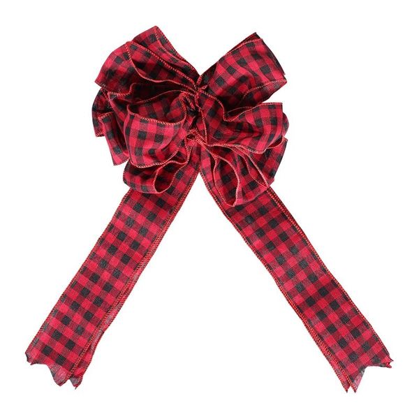 

christmas plaid bows holiday decorative bows for xmas tree home decor