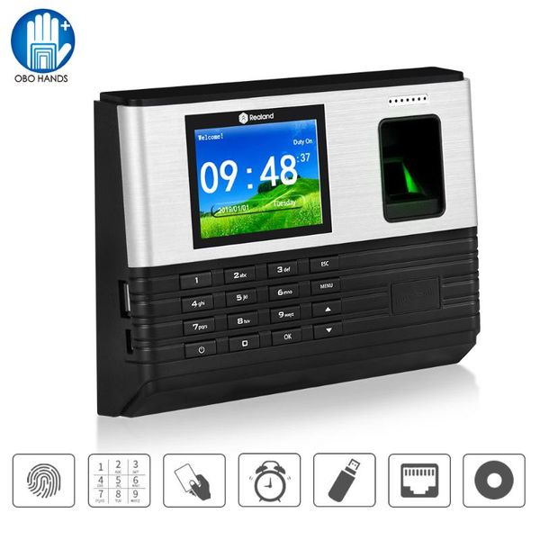 

fingerprint access control tcp/ip/wifi 2.8inch biometric time attendance machine finger print recorder system, support battery