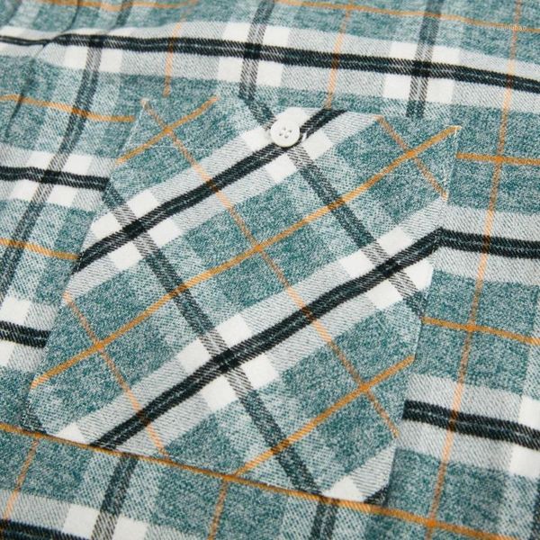 

b.x popular large men's wear low-key plaid casual shirt1, White;black