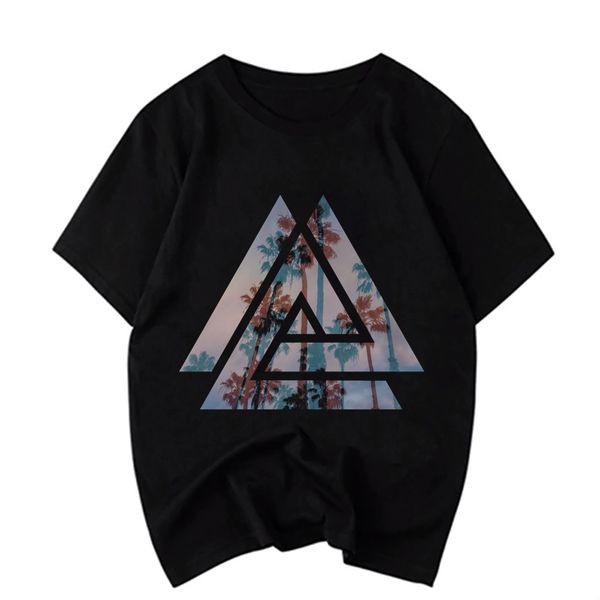 

geometric sunset beach ulzzang oversized men's summer printed tshirt o neck brand size sport hooded sweatshirt hoodie men t shirt