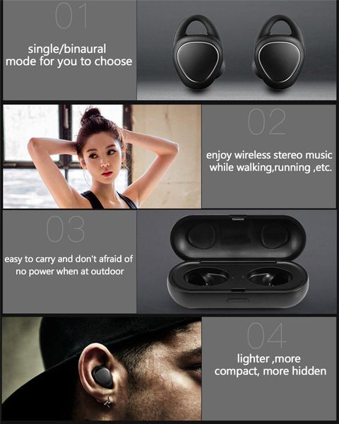 

sm-r150 bluetooth-гарнитура беспроводная бинауральные невидимые наушники в ухе mini с зарядной кабиной