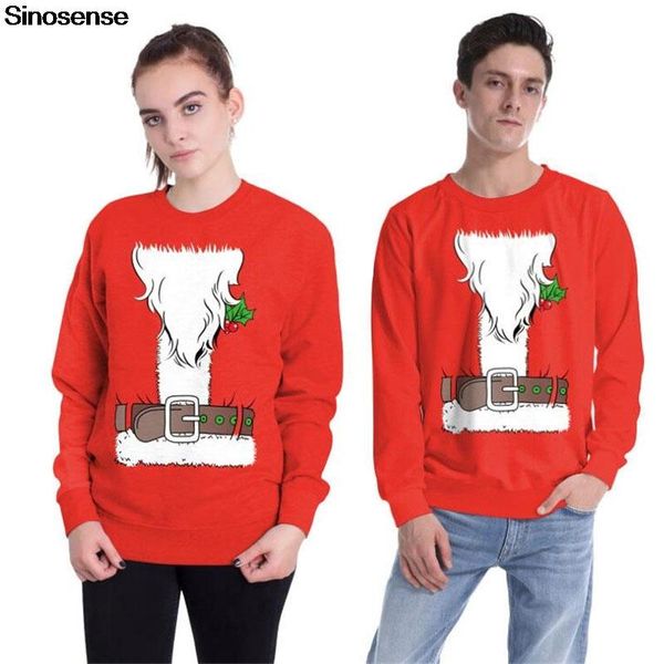 

ugly christmas sweater cute xmas party sweatshirt 3d funny print autumn winter holiday sweaters pullover christmas jumper, White;black