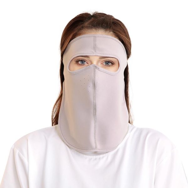 

ladies outdoor sunscreen bandana solid cycling neck protector full face ice silk breathable cotton mask warm scarf wmtfwx xhlove