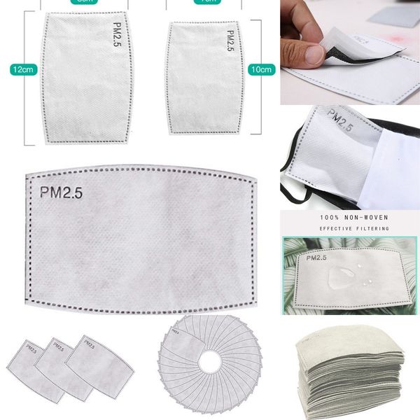 

mask face factoryefdclayer 5 protective pm2.5 disposable masks inner gasket replacement filter pad respirator