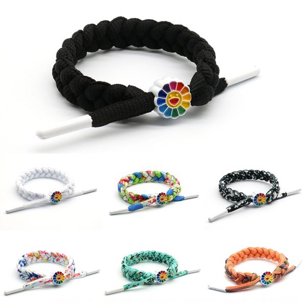 

chaopai little lion with the same style jewelry of sunflower accessories bracelet small daisy gd quan zhilong woven hand rope bracelet gdbau, Golden;silver