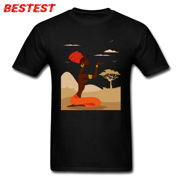 

sport portrait art t-shirt men cotton tees africa exotic minority women printed unique mens t shirts oversized clothes fashion