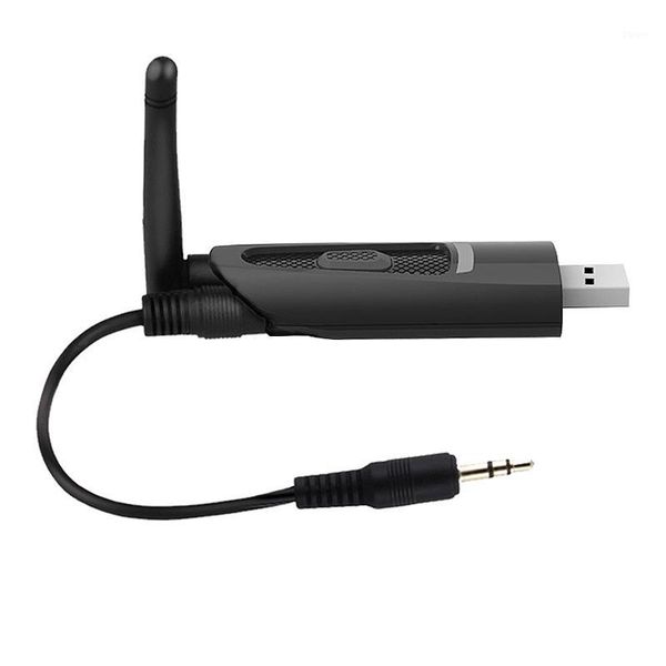 

car wifi router bluetooth transmitter v5.0 low latency multipoint o wireless adapter usb 3.5mm for tv, handscall s1