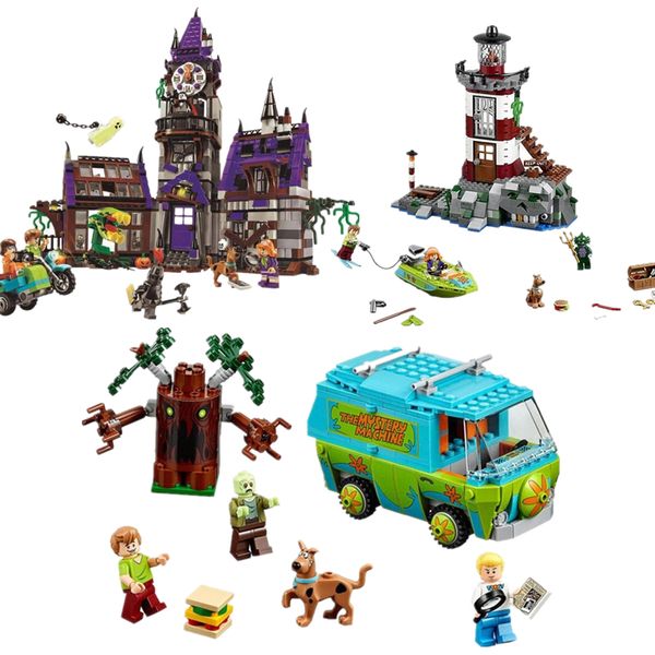 

10430 10431 10432 doo building blocks model educational toy for children compatible with lepining scooby