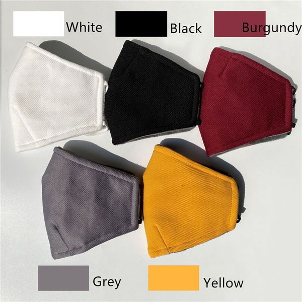 

anti-dust solid 2021 color winter face cotton thicken warm breathable velvet party masks cycling reusable washable