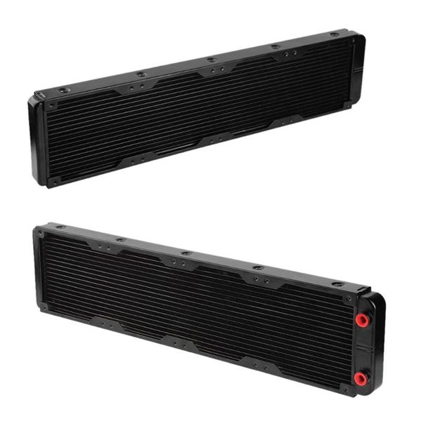 

480мм 18 трубы алюминий компьютер led cpu воды разряд жидкость теплообменник g1 / 4 thread радиатор алюминиевый прямой охлаждения