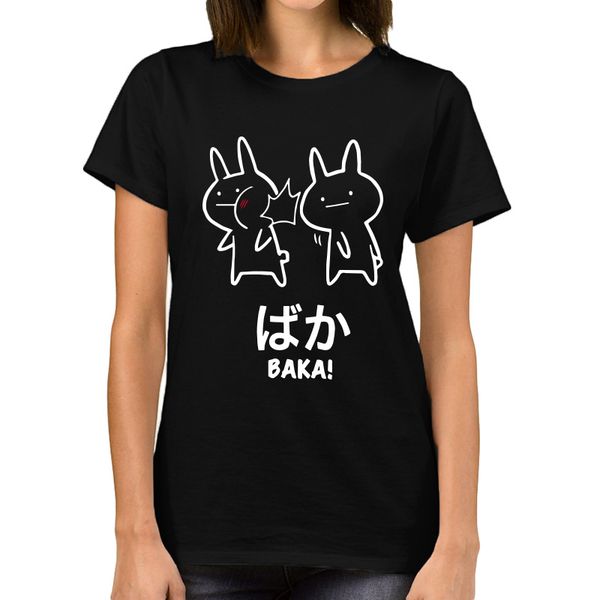 

sport baka slap tshirt women japanese cartoon 100% cotton short sleeve feamle t shirt cute summer tee
